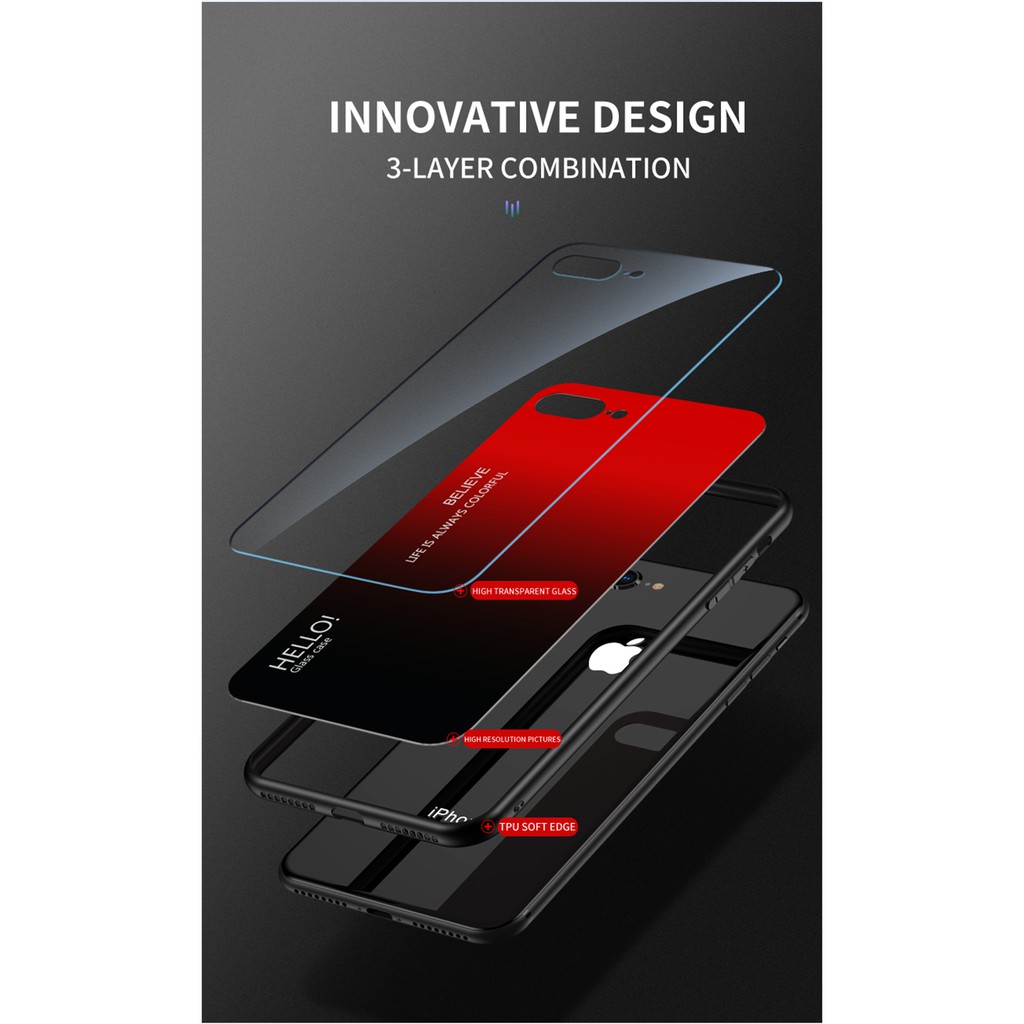 Ốp điện thoại mặt kính cứng cho Samsung Galaxy M31