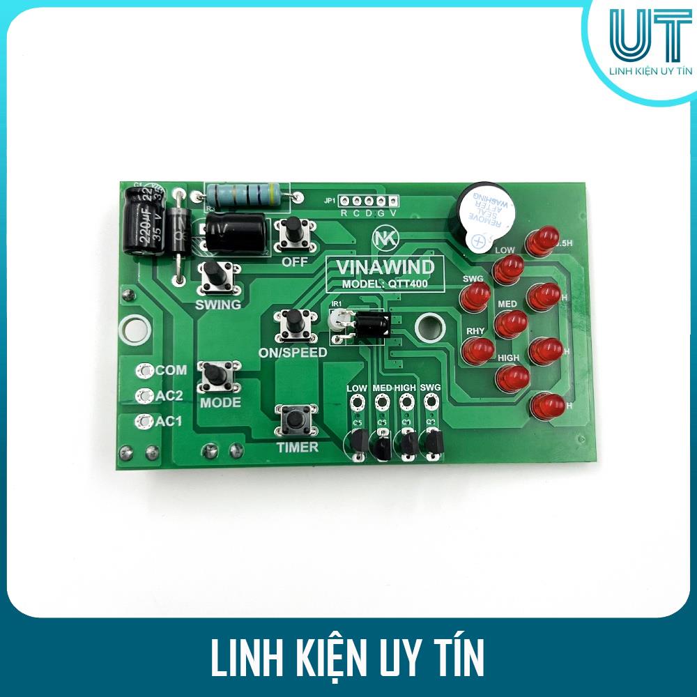 Mạch điều khiển quat treo tường từ xa VINAWIN QTT400 - Chính hãng