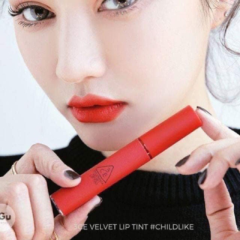 Son 3CE Kem Velvet Lip Tint Đỏ Cam | BigBuy360 - bigbuy360.vn