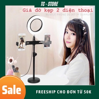 ⚡ Giảm Sôc ⚡ Đèn livestream để bàn, gậy livestream có đèn hỗ trợ, quay tiktok, bán hàng, make up