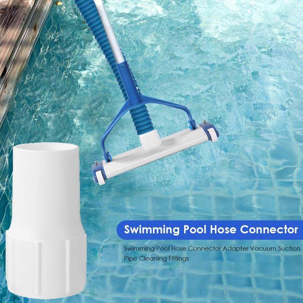 Set 2 Đầu Nối Ống Nước 1.5 Inch Có Giác Hút Vệ Sinh Bể Bơi