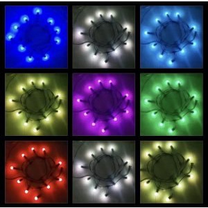 Bóng búp 3W RGB đổi màu- Bóng chanh đổi màu trang trí nhà cửa 3w chuôi e27