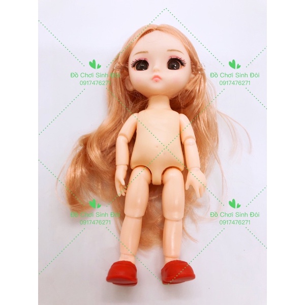 búp bê 16cm - combo 3 con ngẫu nhiên