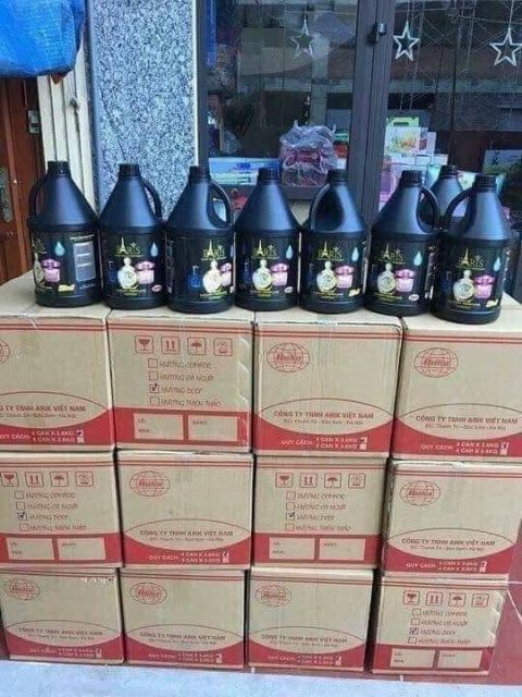 Combo 4 can Nước Giặt Paris 3.6 lít - Nước giặt thái hương nước hoa - Nước giặt Paris 5 trong 1
