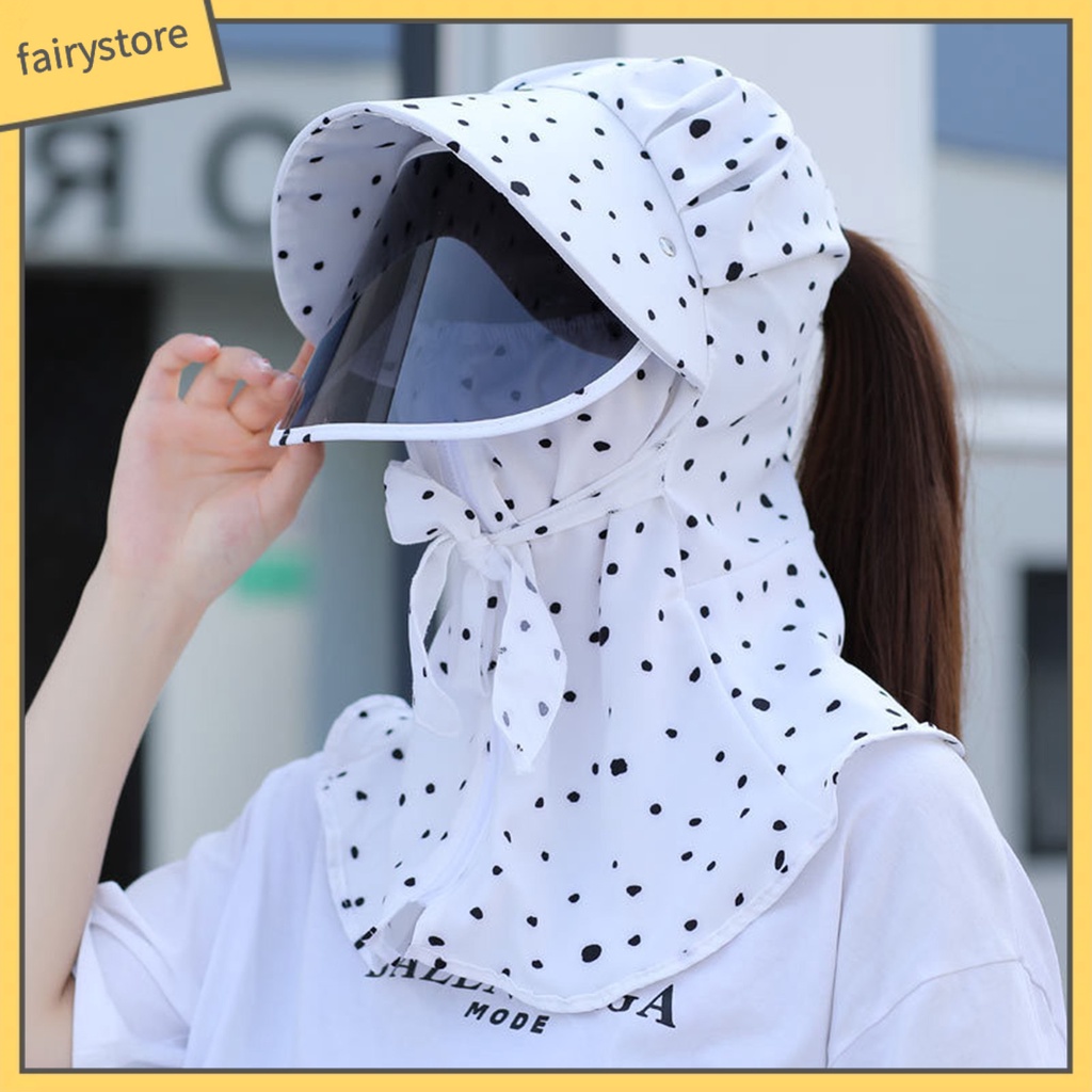 Mũ Cotton Che Cổ Chống Nắng Thời Trang Cho Nữ