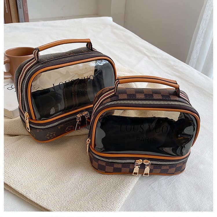 Túi Đựng Mỹ Phẩm, Đồ trang điểm du lịch chống thấm nước LOUS-VUON - Hàng Loại 1