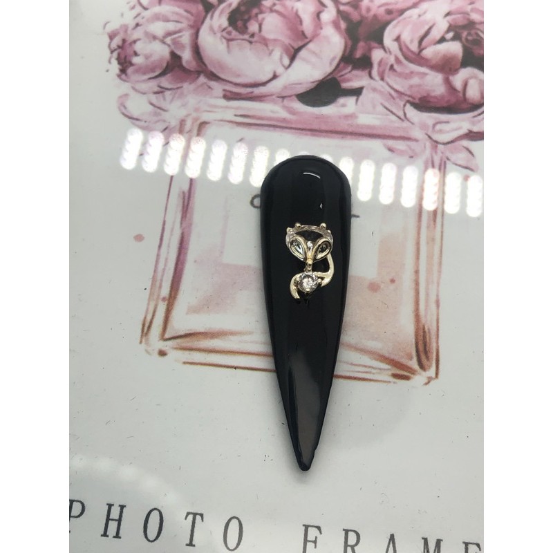 phụ kiện đá hình hồ ly mẫu mới gắn móng tay nail