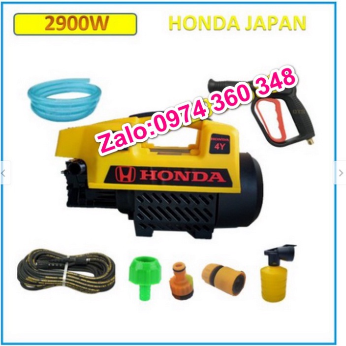 Siêu hot Máy rửa xe mini HONDA siêu khỏe 2900w màu vàng