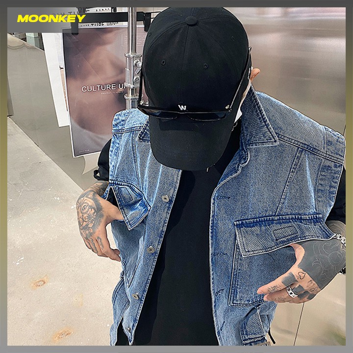 Áo Gile Jean Nam Nữ Phong Cách Hiện Đại