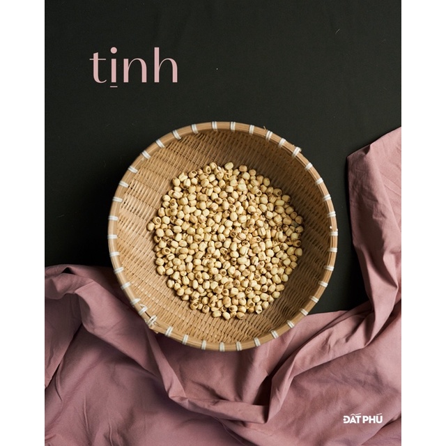 [Đất Phú Farm]. TỊNH - Sen Gò Khô Túi 200G, Hạt sen khô từ Phú Yên - thơm bùi, dùng nấu ăn, thêm nhiều dinh dưỡng
