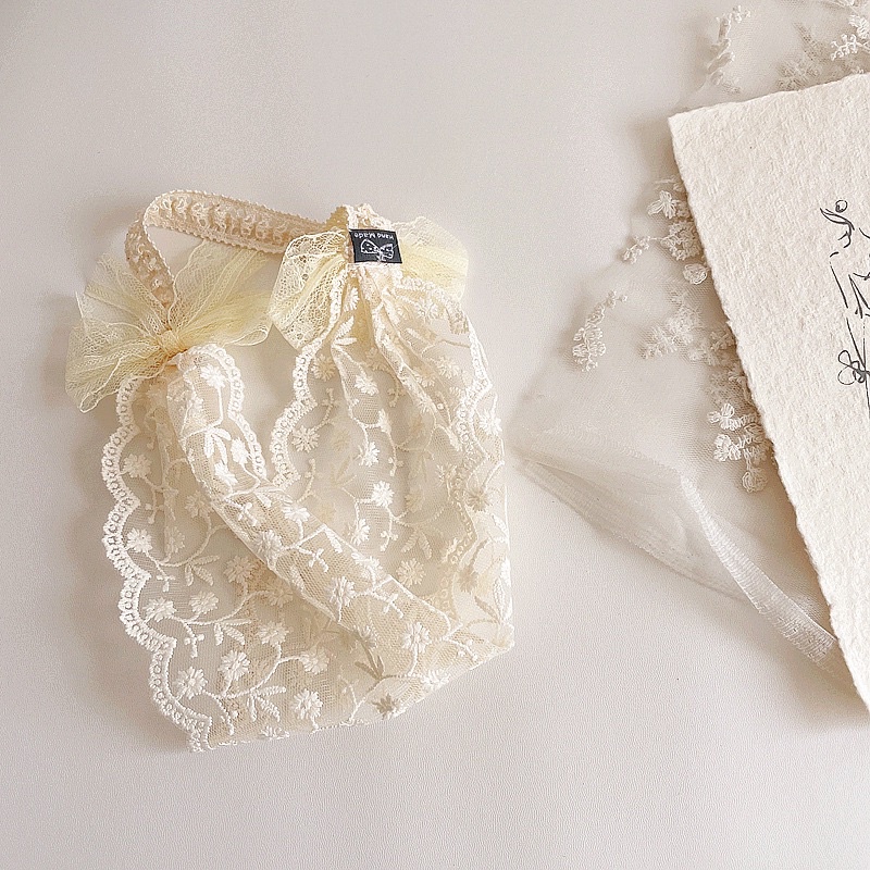TURBAN ren hoa nhí cho bé từ 1 tuổi