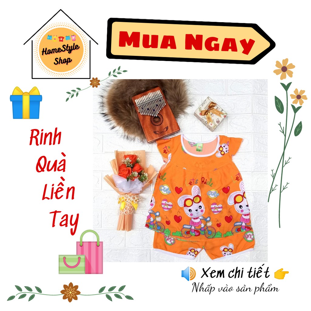 ĐỒ BỘ BÉ GÁI 13-18 kg - Bộ tôn (tole-lanh) mặc hè hình thỏ dễ thương