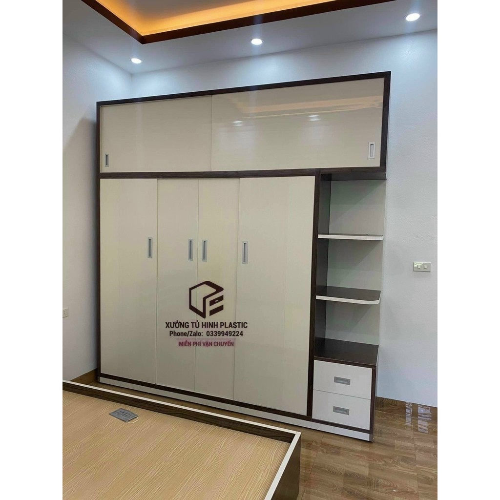Tủ quần áo cao cấp nhựa Vincoplast freeship