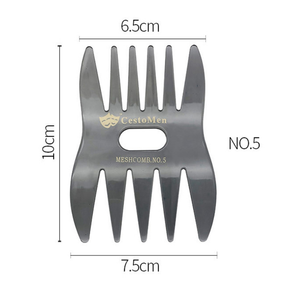 Lược Chải Tạo Kiểu Tóc Răng Rộng Bền Bỉ Cho Nam