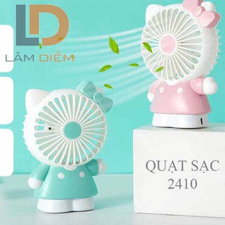 QUẠT SẠC USB CÓ ĐÈN LED 2 CHẾ ĐỘ SIÊU MÁT 2140