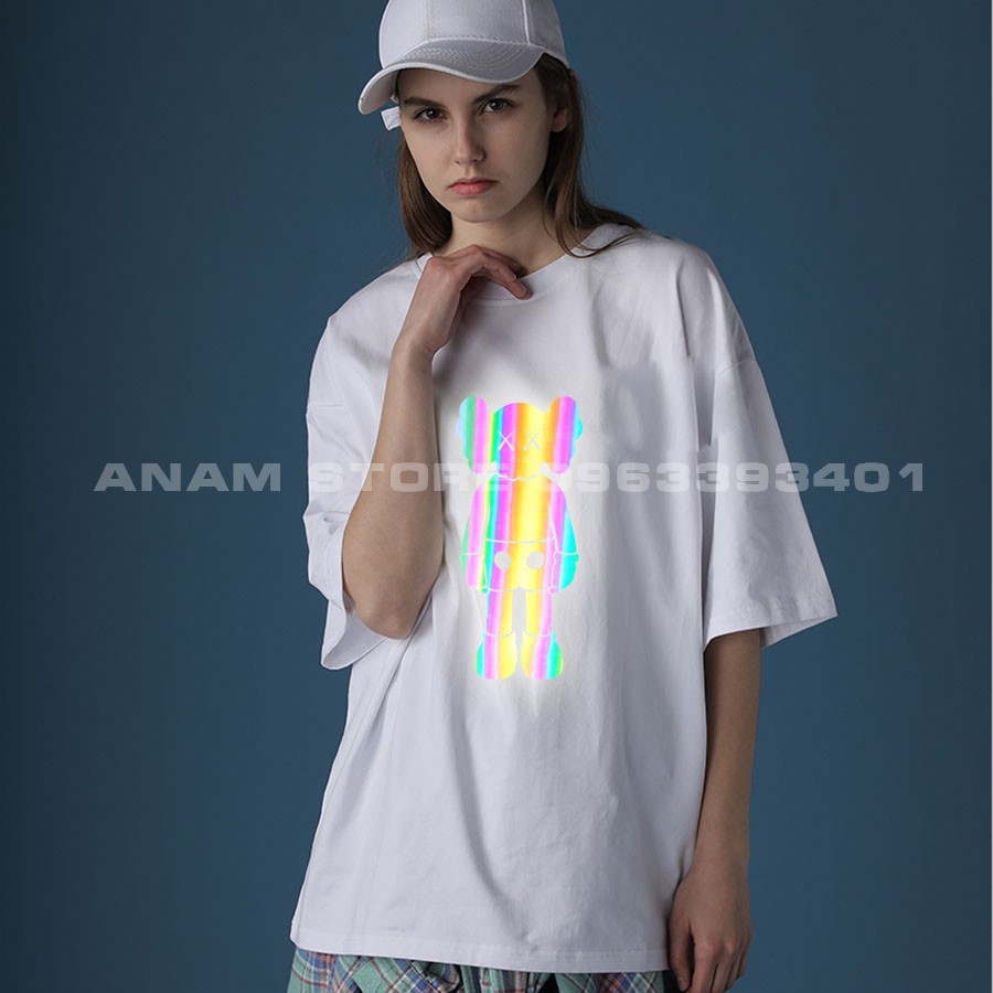 Áo thun phản quang tay Lỡ Nam Nữ Skaws