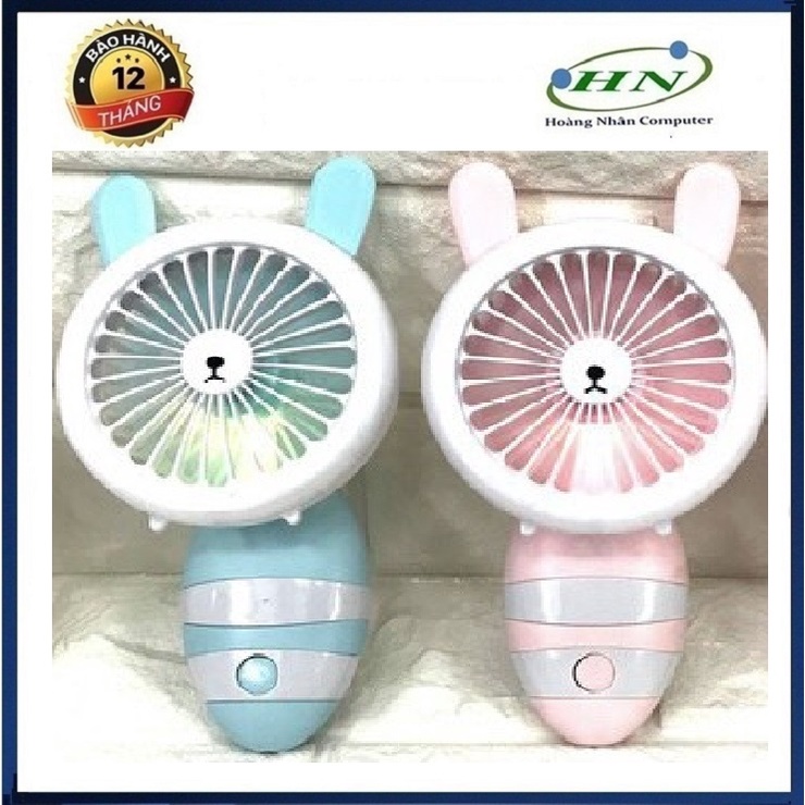 Quạt mini siêu mát có đèn led hình ong