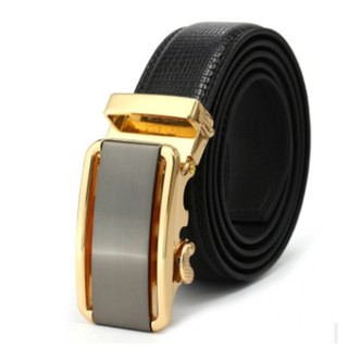 Thắt lưng, dây nịt da nam khoá tự động da bò thật