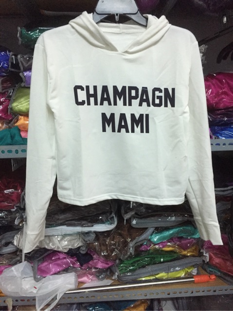 [Ảnh thật] Hoodie croptop (38-53kg). áo croptop hoodie. champagn mami