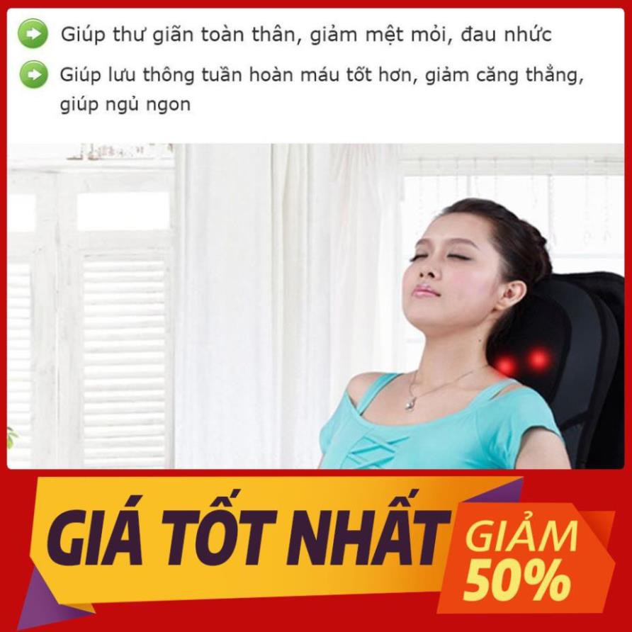 [ HÀNG CHÍNH HÃNG ] BELLA - Nệm massage toàn thân + máy massage 4 miếng dán