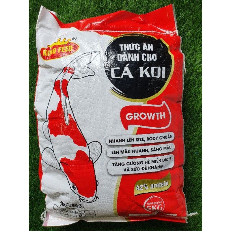 1kg cám cá Koi King feed 42% đạm
