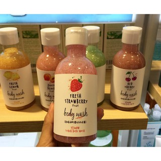 Sữa tắm tẩy da chết hoa quả Fruit Scrub Body Wash