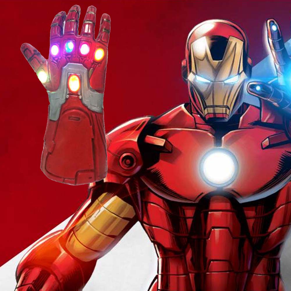 Bộ 4 găng tay hóa trang Iron Man Thanos có đèn LED