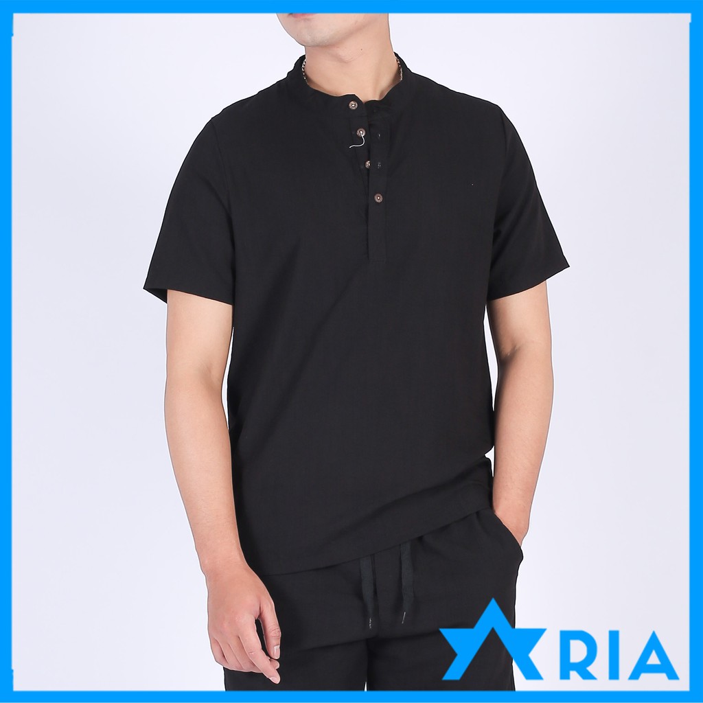 Áo Đũi Nam Cổ Tàu Ngắn Tay Thoáng Mát Mềm Mại, thấm hút mồ hôi | BigBuy360 - bigbuy360.vn