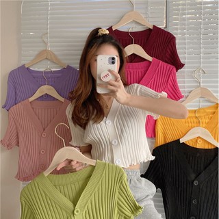 ÁO THUN GÂN TAY CUỐN BIÊN