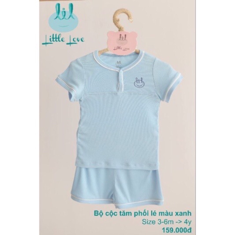 Lil little love - Bộ cộc Lil vải tăm siêu mềm mượt mát cho bé