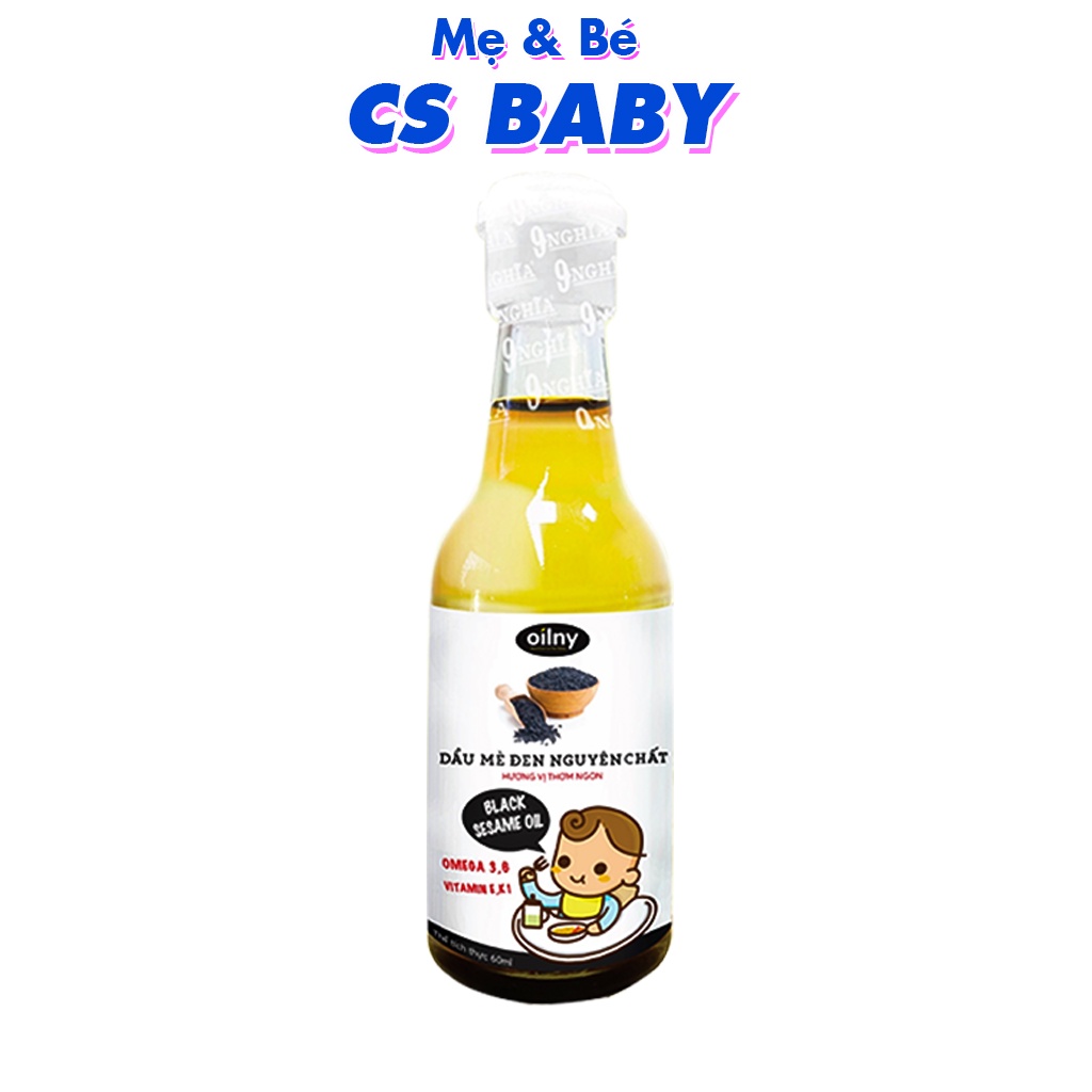 Dầu mè đen, hạnh nhân, óc chó, sachi ,hạt chia, hạnh nhân  cho bé ăn dặm từ 6 tháng tuổi- Cs Baby