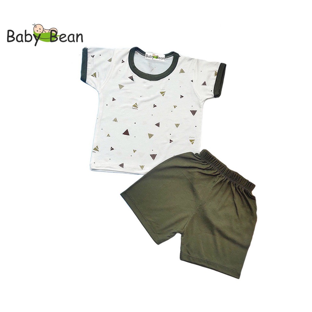 Bộ Đồ Thun Lạnh Tay Ngắn Quần Ngắn Bé Sơ Sinh BabyBean MÀU NGẪU NHIÊN