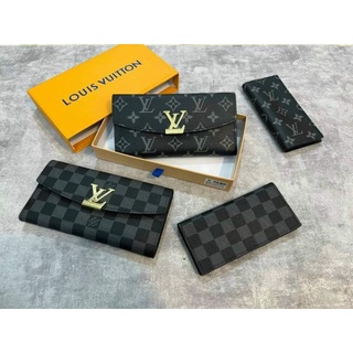 Set ví dài Lv da thật