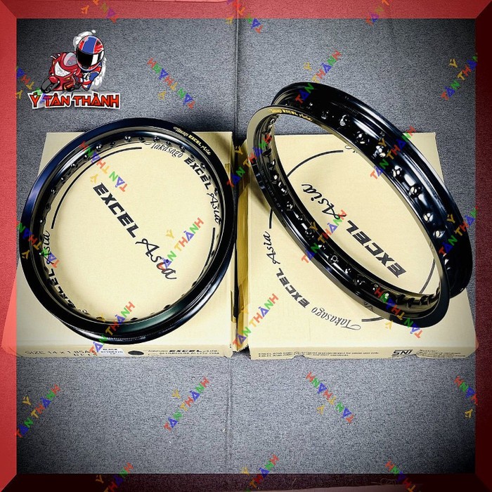 Niềng nhôm excel zin 1.6-1.85-14 cho xe tay ga MS317