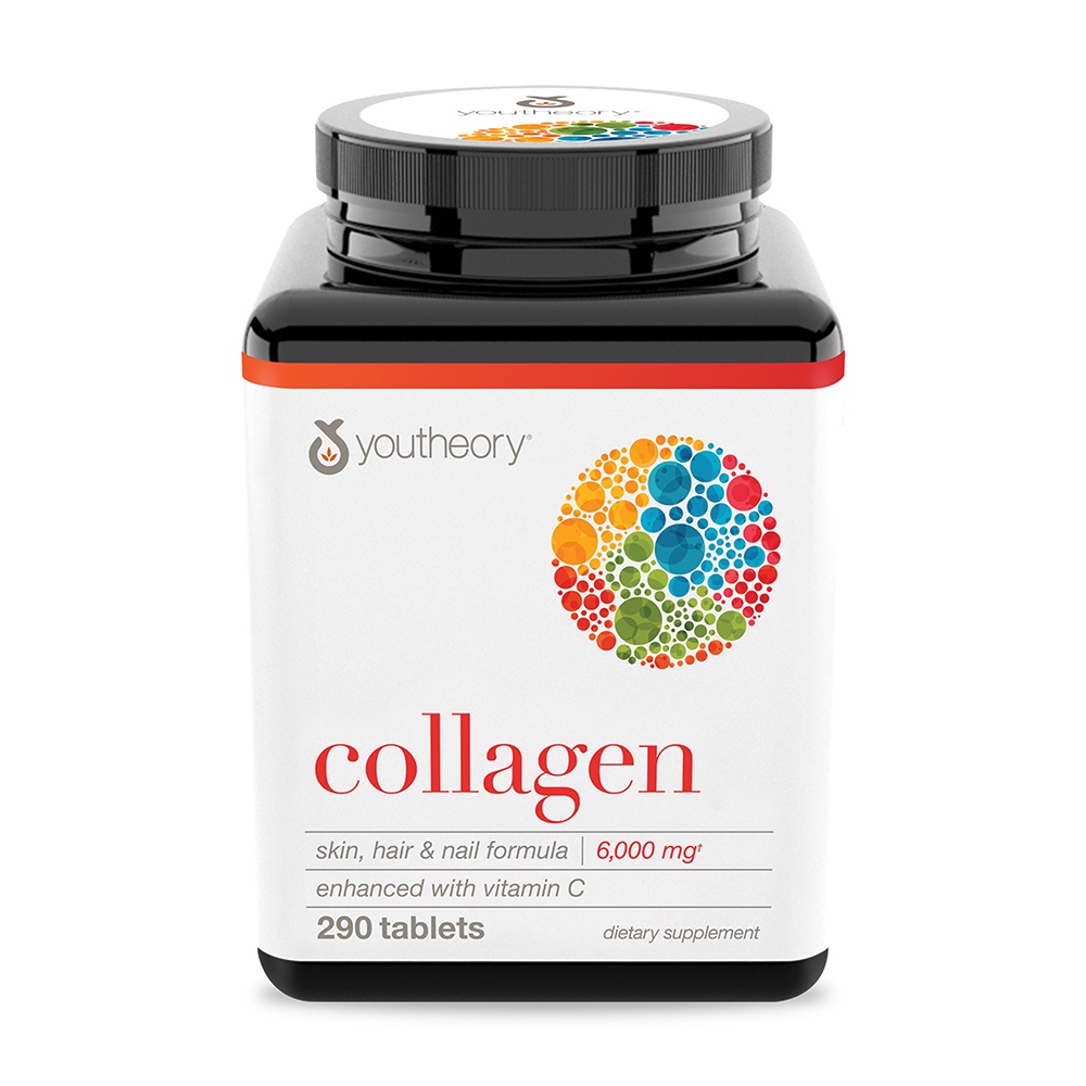 Viên uống chống lão hóa da Collagen Youtheory Type 1-2-3 - 290 viên của Mỹ