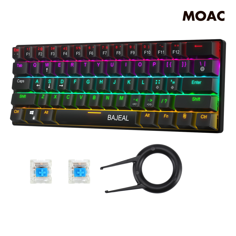 Bàn Phím Cơ Gaming 60% 61 Phím Chống Mờ Cho Game Thủ | BigBuy360 - bigbuy360.vn