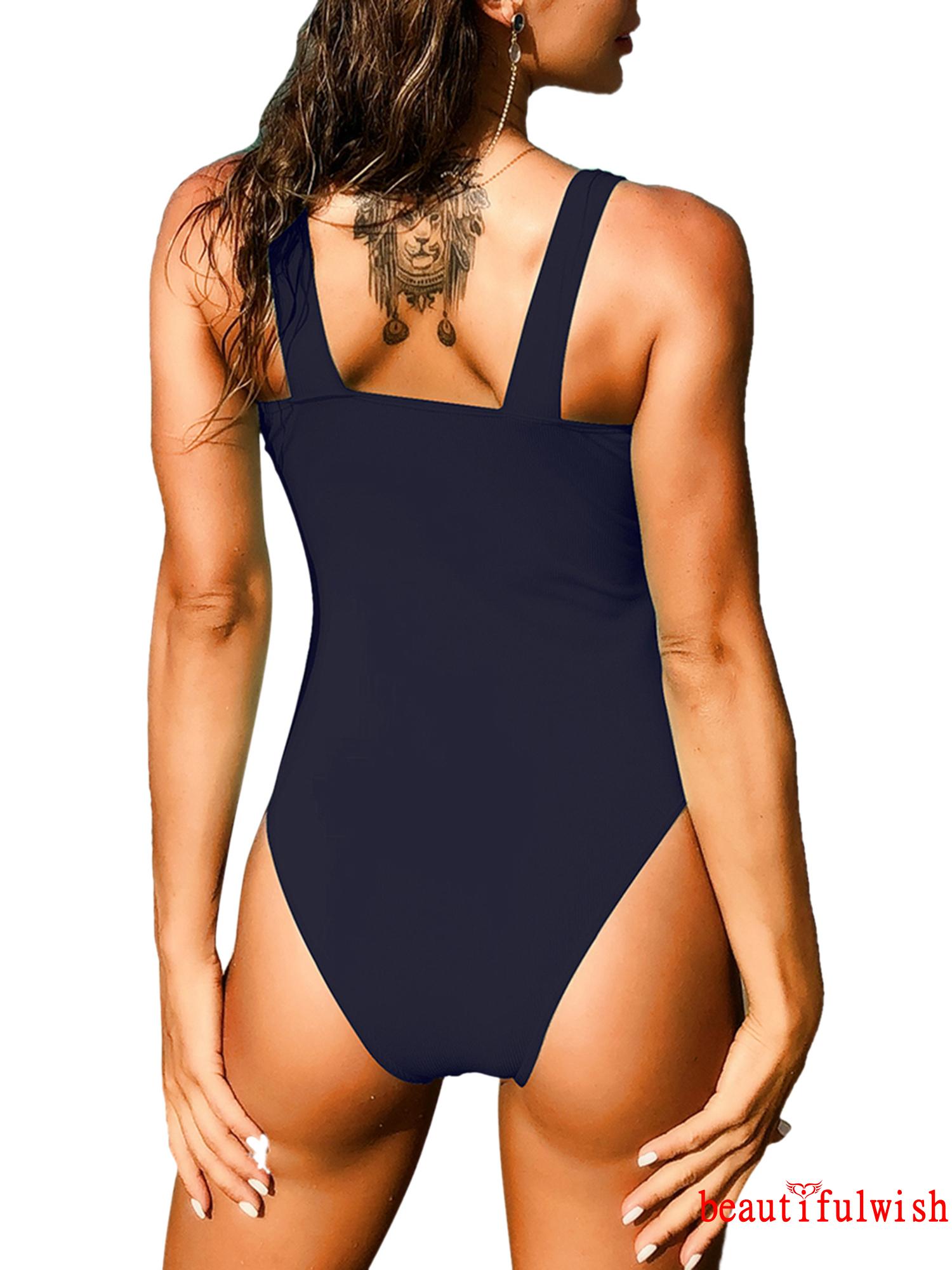 Đồ Bơi Một Mảnh Màu Trơn Gợi Cảm Cho Nữ | BigBuy360 - bigbuy360.vn