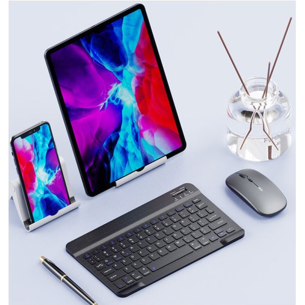 Bàn phím Bluetooth cho iPad, Iphone, Máy tính bảng (iOS, Android, Window) 10" - SP mới BH 1 năm | BigBuy360 - bigbuy360.vn