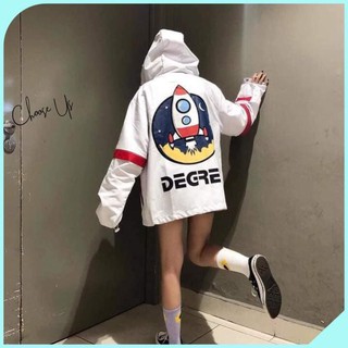[Hàng Thu Đông] Áo Khoác Gió Nam Nữ Unisex Degrey