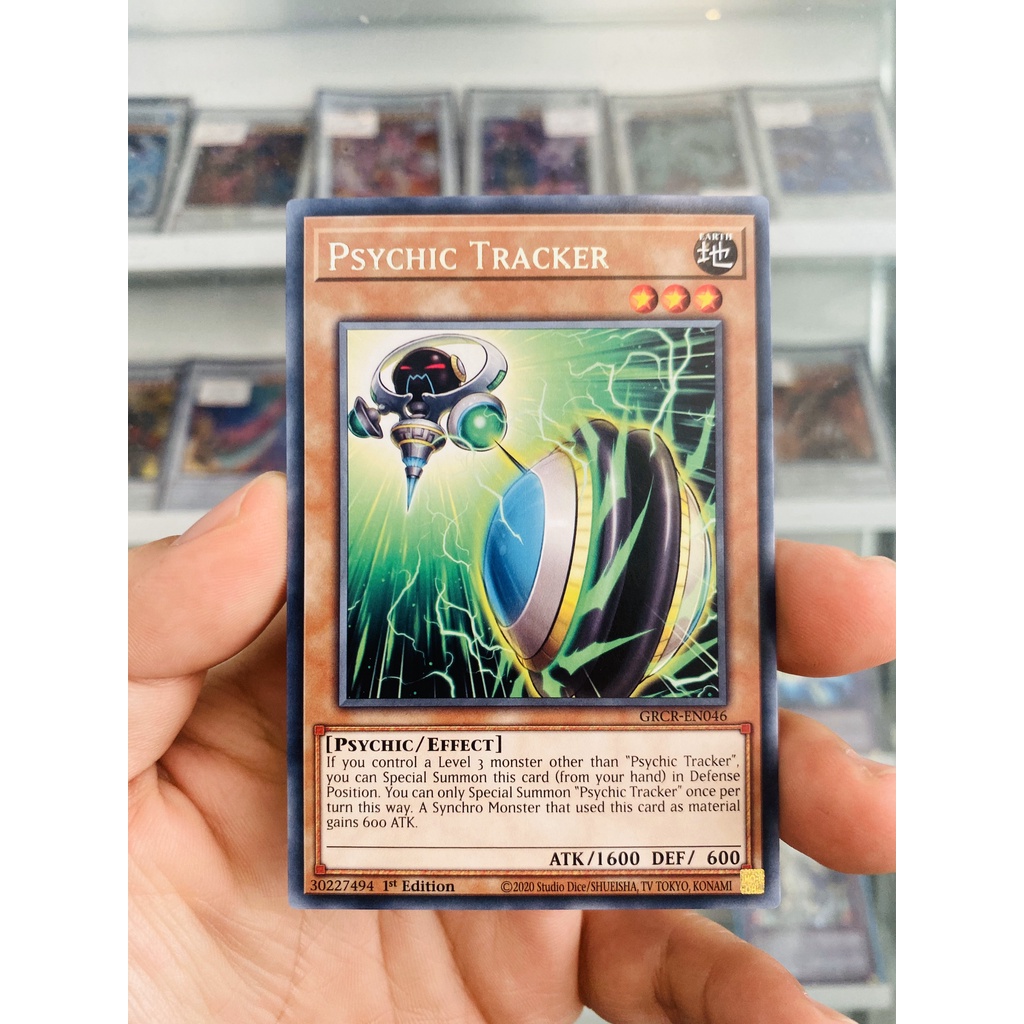 Thẻ Bài YugiOh! Mã GRCR-EN046 - Psychic Tracker - Rare - 1st Edition