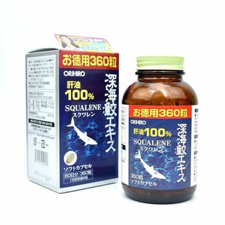 Viên Uống Sụn Vi Cá Mập Orihiro Squalene 360 Viên – Nhật Bản 12/2022