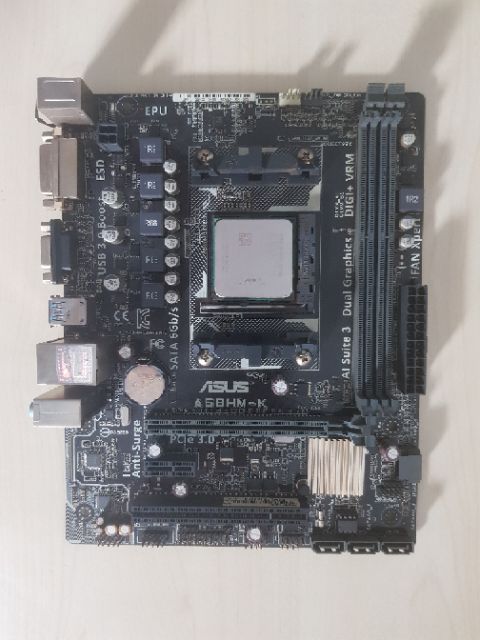 COMBO MAINBOARD ASUS A68HM-K FM2+ VÀ CPU A8 5600K