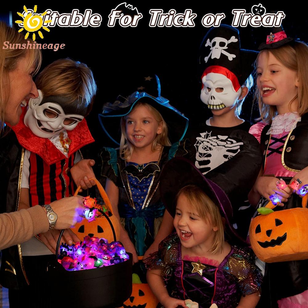 Nhẫn Đèn LED Phát Sáng Họa Tiết Hoạt Hình Giáng Sinh Chất Lượng Cao Dành Cho Trẻ Em