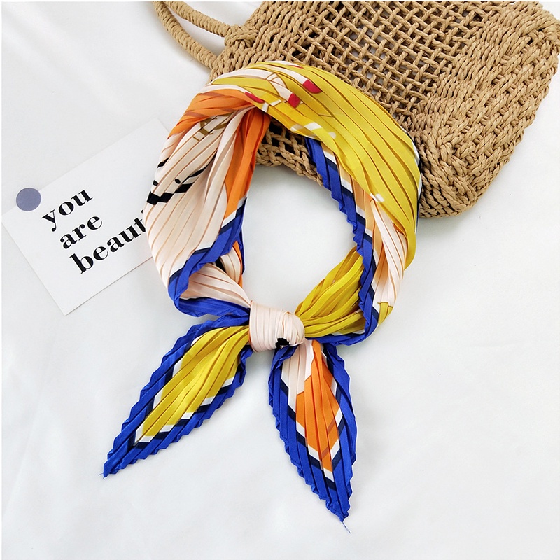 Khăn choàng cổ dáng dài 70x70cm thời trang dễ thương cho nữ