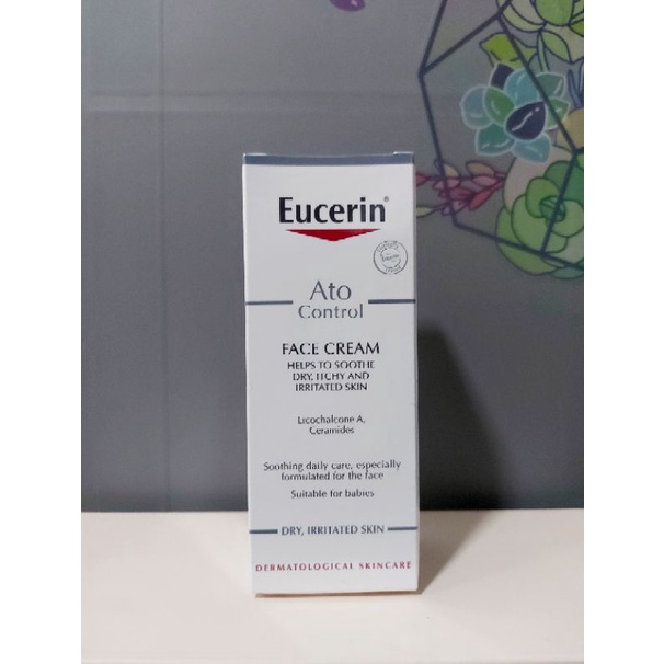 Kem dưỡng Eucerin ato control face care cream dành cho da kích ứng/dị ứng/vdcd ở giai đoạn khô, ngứa, đỏ