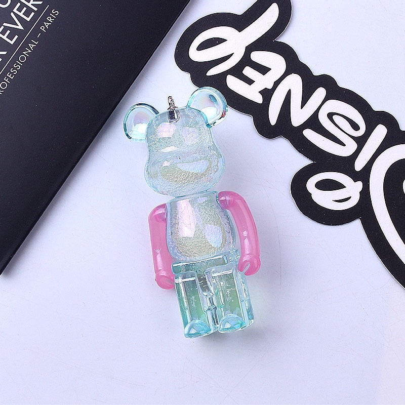 Móc khóa gấu Bearbrick pha lê dễ thương đủ màu sắc - hot trend