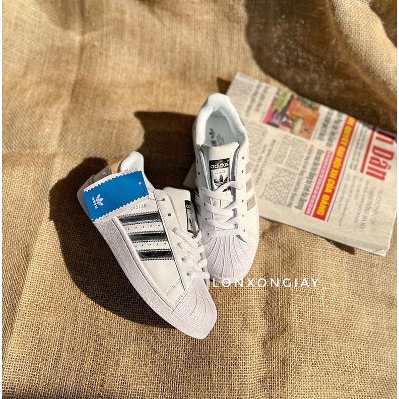 Giày thể thao Super Star Bạc bản đẹp