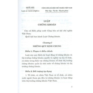 Sách - Luật Chứng Khoán
