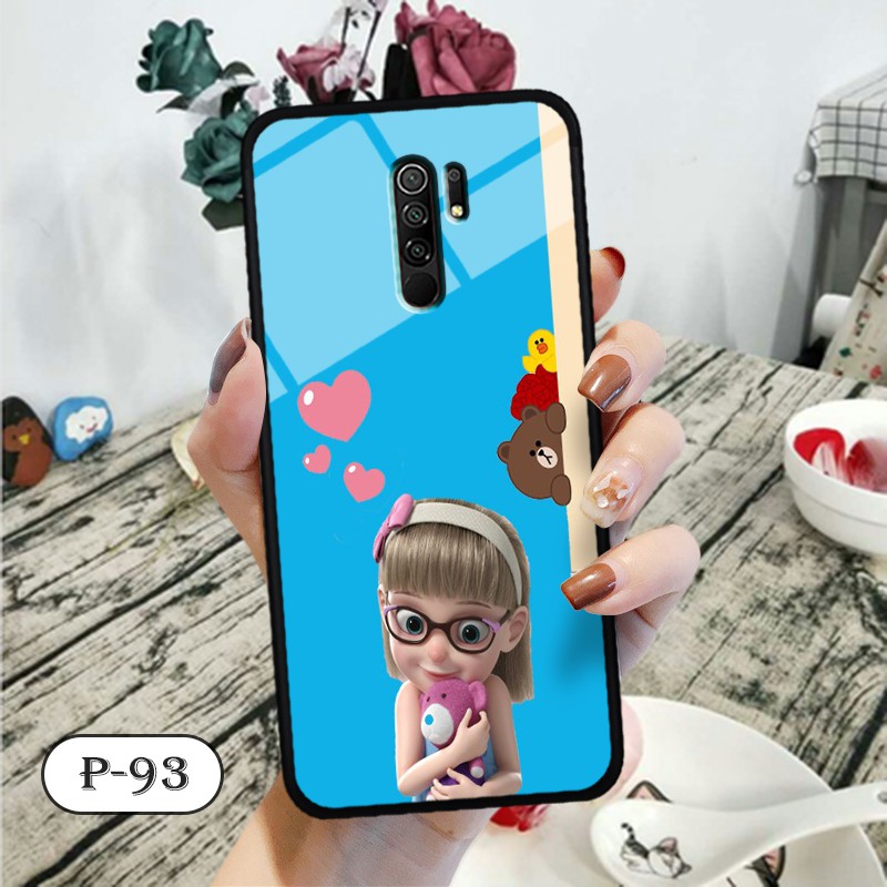 Ốp kính in hình cute Xiaomi Redmi 9