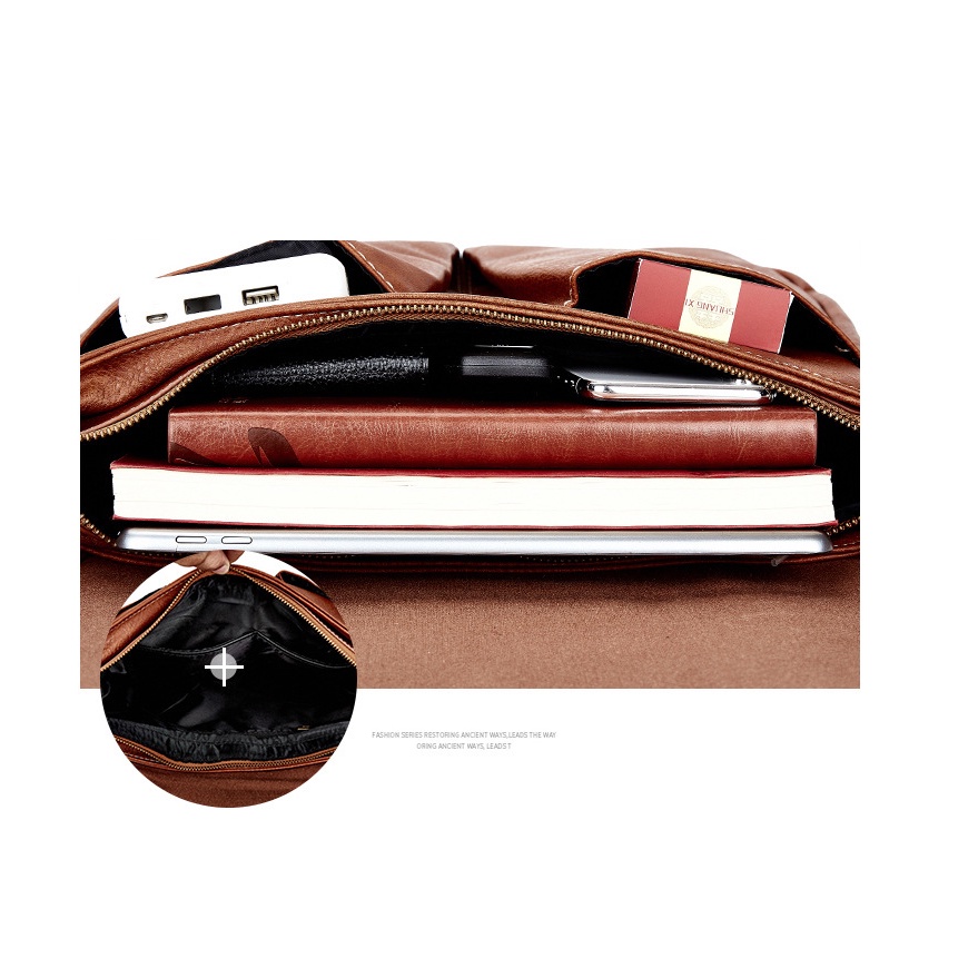 Túi đeo chéo nam đa chức năng thời trang cao cấp phong cách mới